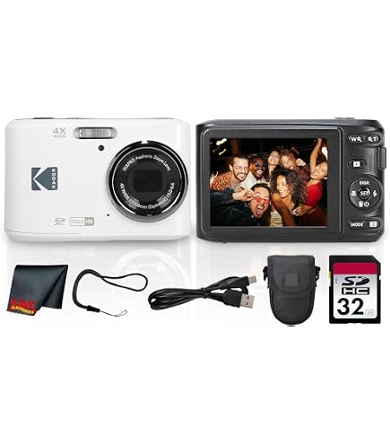 Amazon.com : Kodak PIXPRO FZ45 Digital Camera (White) | 16MP